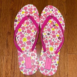 Kate Spade Pink and Yellow Flower Flip Flops Sold!